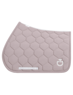 Tapis De Selle Cavalleria Toscana Quilted Perforated Jumping VIOLET ICE