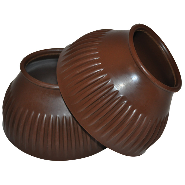 Cloches striées épaisses fermées