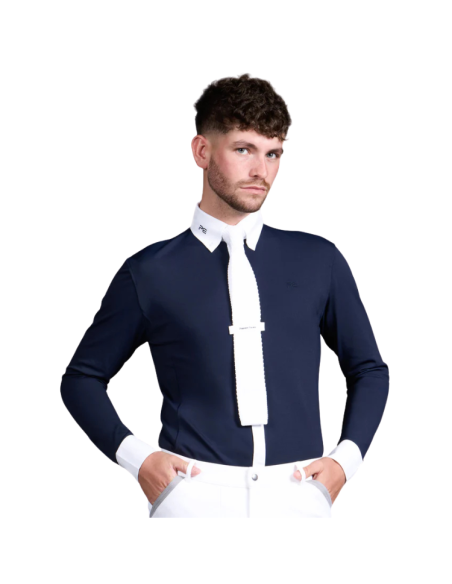 Chemise De Concours Premier Equine Giulio MARINE