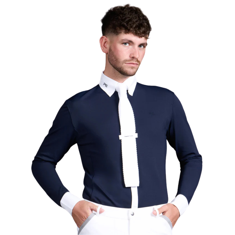Chemise De Concours Premier Equine Giulio MARINE