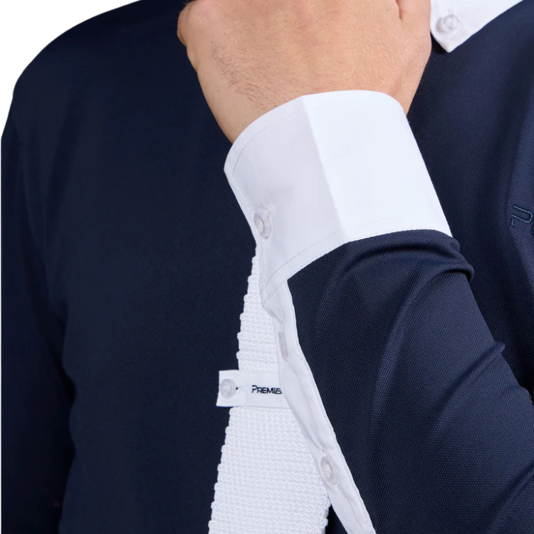 Chemise De Concours Premier Equine Giulio MARINE