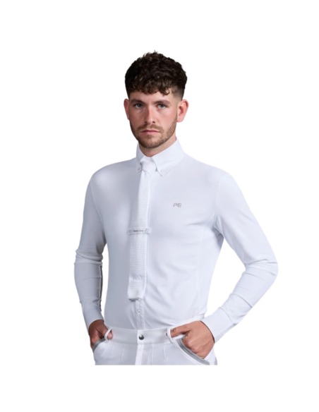 Chemise De Concours Premier Equine Giulio BLANC