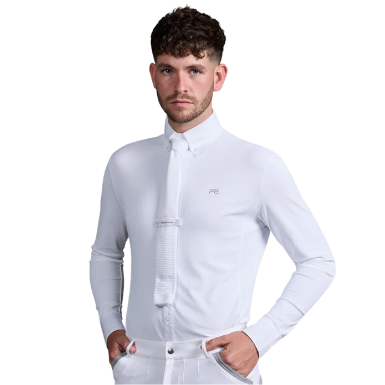 Chemise De Concours Premier Equine Giulio BLANC