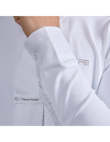 Chemise De Concours Premier Equine Giulio BLANC