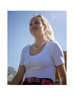 T-Shirt Optitro Coco Femme BLANC