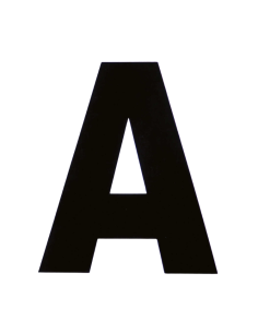 Set De 12 Lettres De Manège Hippotonic Autocollantes