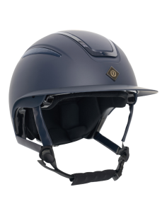 Casque Imperial Riding Olania Deluxe Grande Visière MARINE