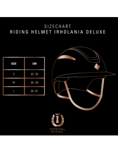 Casque Imperial Riding Olania Deluxe Grande Visière MARINE 2