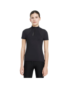 Polo Technique LeMieux Classique Manches Courtes Fille NOIR