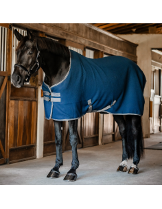 Chemise séchante Horseware Rambo Techni-Waffle cooler marine 2