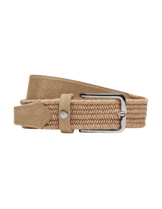 Ceinture Cavalleria Toscana Avec Broderie Sur Cuir BLUSH