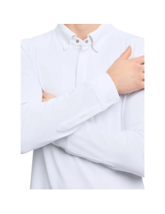 Polo De Concours LeMieux Manches Longues Homme BLANC 2
