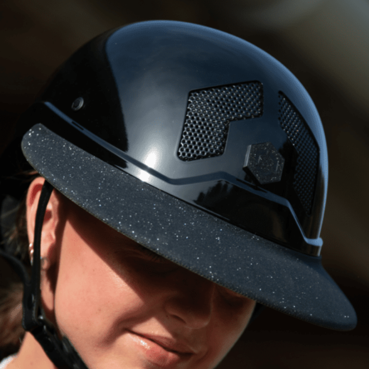 Visière Flex On Paillettes NOIR