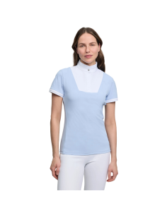 Polo De Concours LeMieux Sofia Plissé Manches Courtes Femme MIST