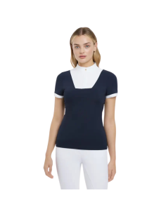 Polo De Concours LeMieux Sophia Manches Courtes Femme BLANC 2