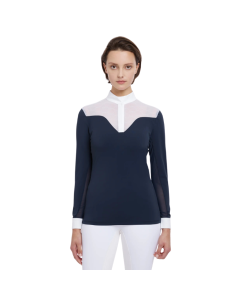Polo De Concours LeMieux Emily Manches Longues Femme BLANC 2