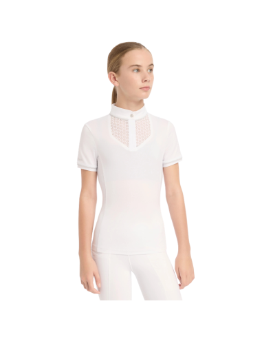 Polo De Concours LeMieux Belle Manches Courtes Fille MARINE