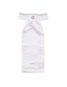 Cravate LeMieux Brilliance BLANC/MARINE 2