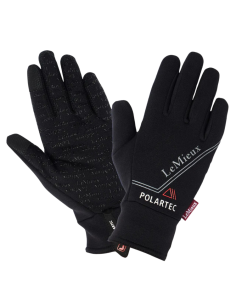 Gants D'équitation LeMieux Polartec NOIR