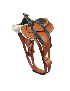 Selle Pour Poney Jouet LeMieux Western TAN