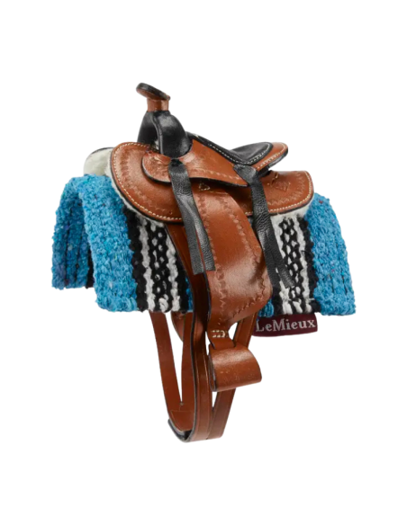 Tapis Pour Poney Jouet LeMieux Western AZURE