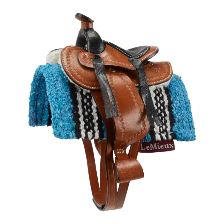 Tapis Pour Poney Jouet LeMieux Western AZURE