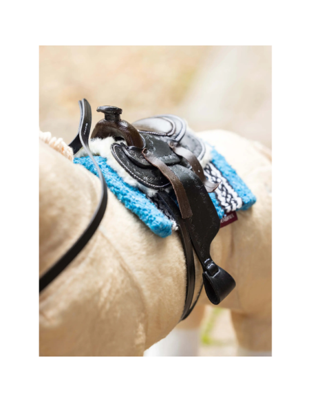 Tapis Pour Poney Jouet LeMieux Western AZURE