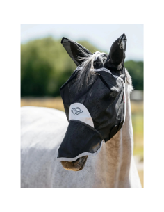 Masque Anti-Mouches LeMieux Vision 360° Full GRIS 2