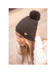 Bonnet Pénélope Virgie NOIR