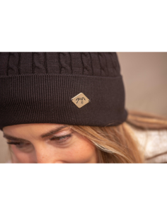 Bonnet Pénélope Virgie NOIR 2