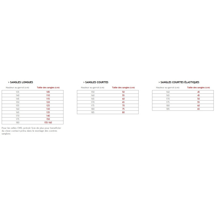 Sangle Bavette CWD Contact