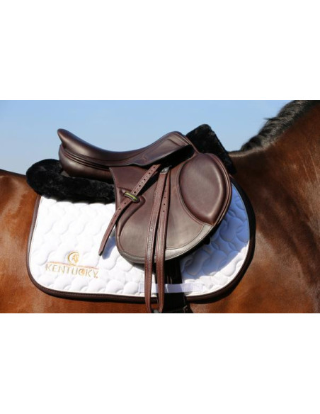 Tapis de selle Kentucky Absorb blanc