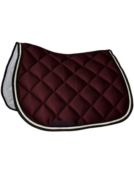 Tapis de selle Privilège Equitation Del Mar bordeaux/crème/noir