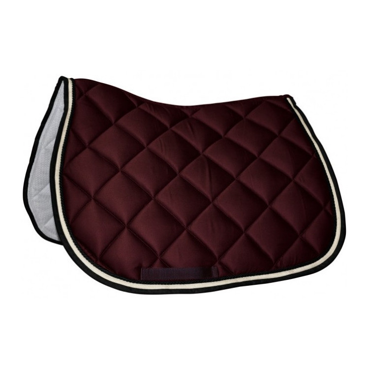Tapis de selle Privilège Equitation Del Mar bordeaux/crème/noir