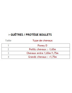 Protège-Tendons CWD à Boucles châtaigne 2