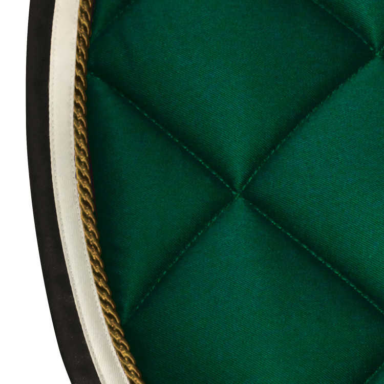 Tapis de selle Privilège Equitation Del Mar vert/or/noir