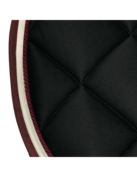 Tapis de selle Privilège Equitation Del Mar noir/crème/bordeaux