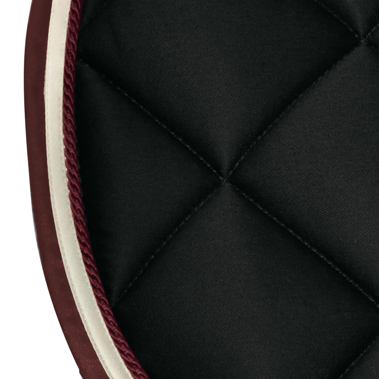 Tapis de selle Privilège Equitation Del Mar noir/crème/bordeaux