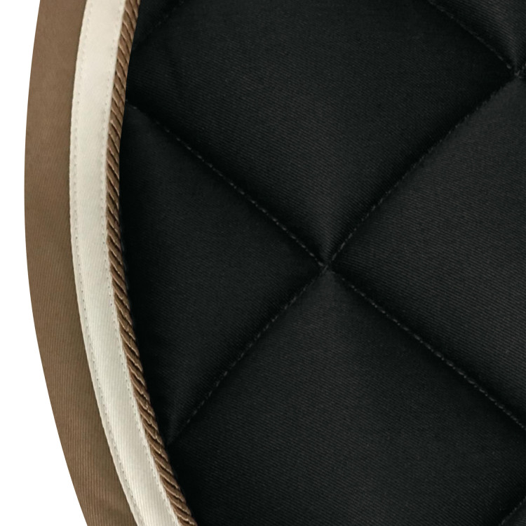 Tapis de selle Privilège Equitation Del Mar noir/crème/taupe