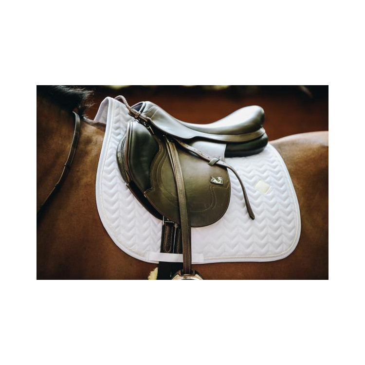 Tapis Kentucky Fishbone blanc