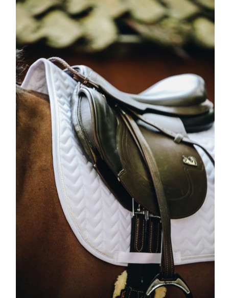 Tapis Kentucky Fishbone blanc