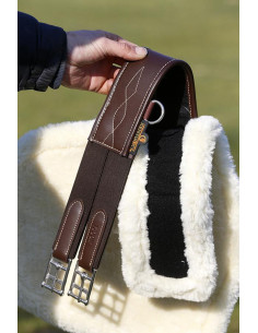 Sangle Bavette Kentucky Mouton marron 2