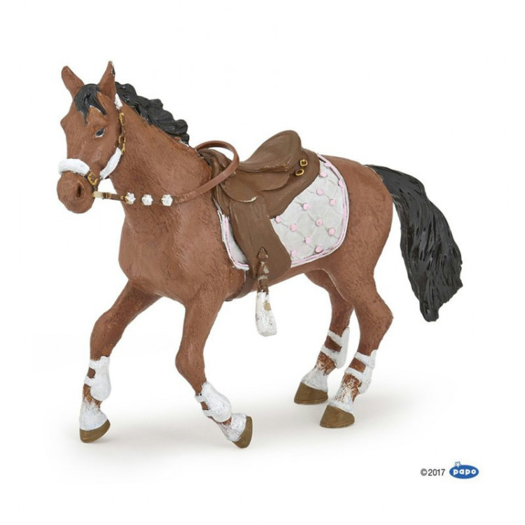 Cheval De Cavalière Fashion Hiver Papo