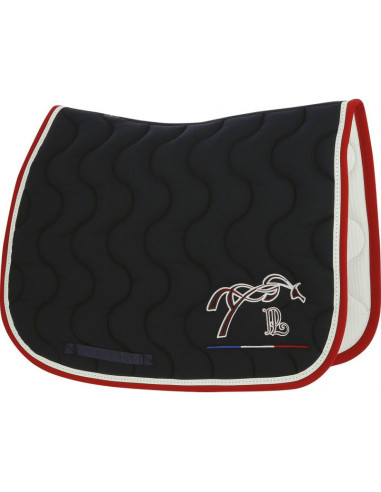 Penelope Classic Saddle Pad navy/red