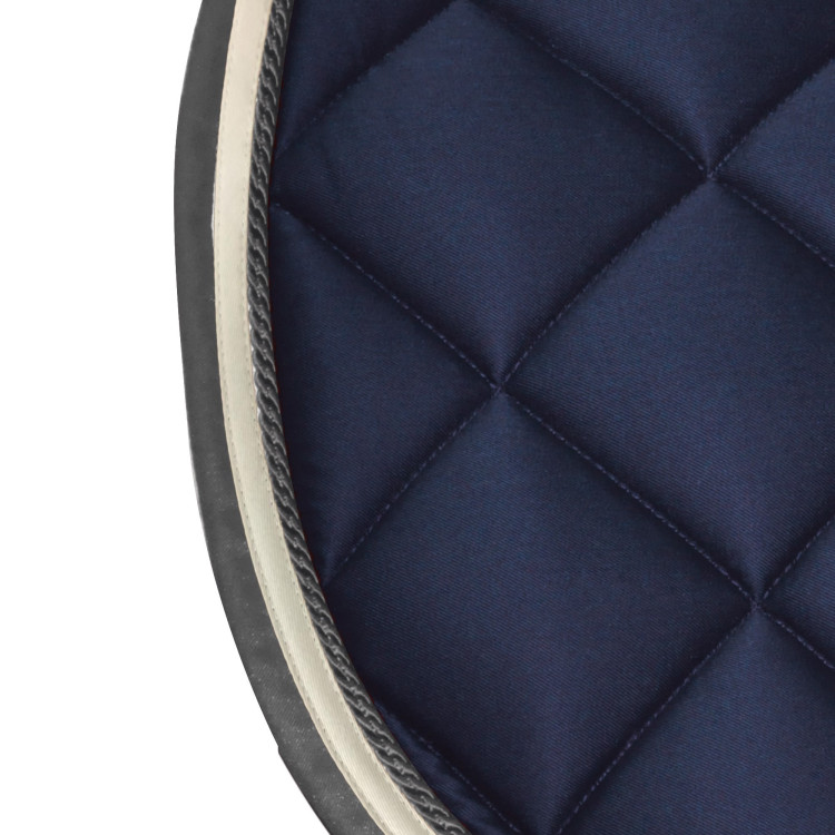 Tapis de selle Privilège Equitation Del Mar Marine/crème/gris clair