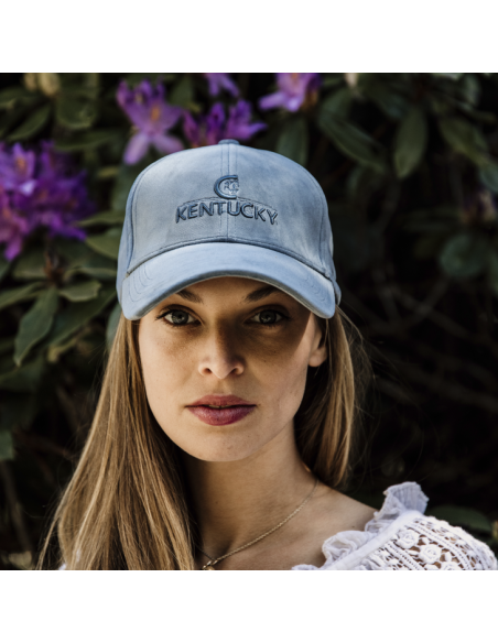 Casquette Kentucky Velvet bleu clair