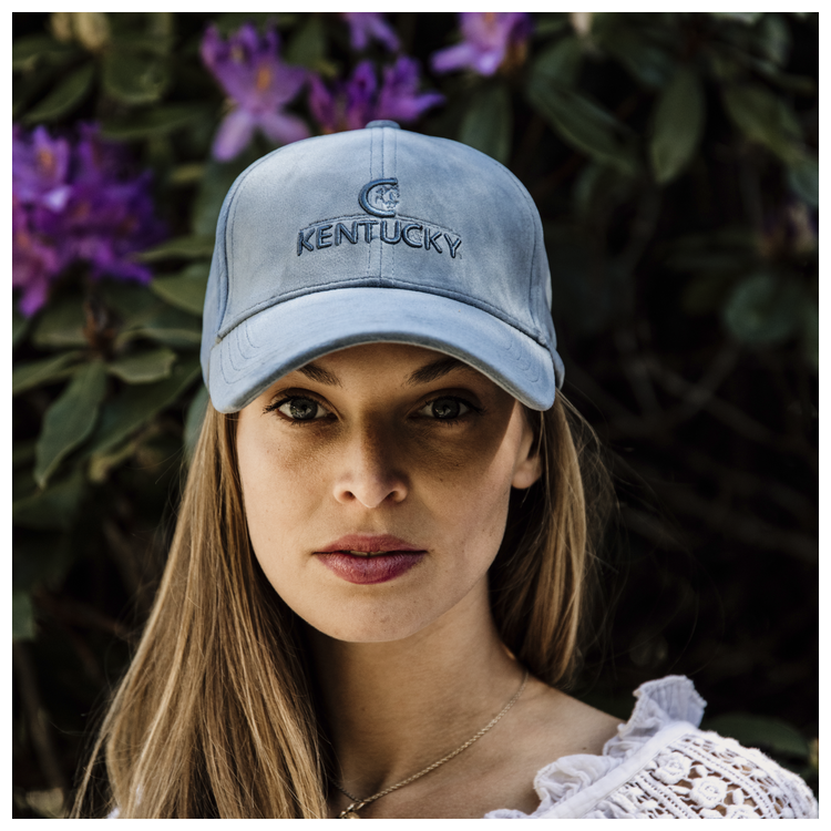 Casquette Kentucky Velvet bleu clair