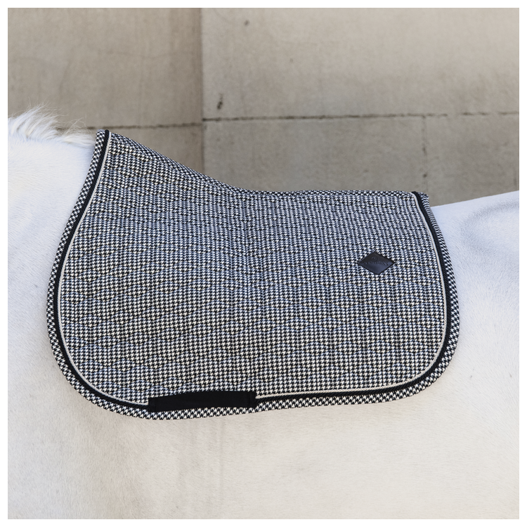 Tapis Kentucky Pied De Poule Jumping noir