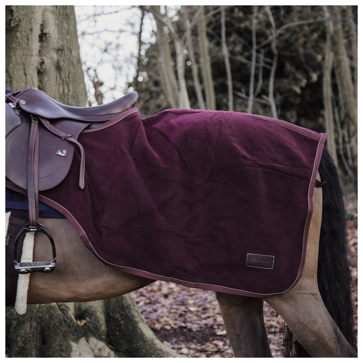 Kentucky Horsewear - Couvre-reins Heavy Fleece Bordeaux
