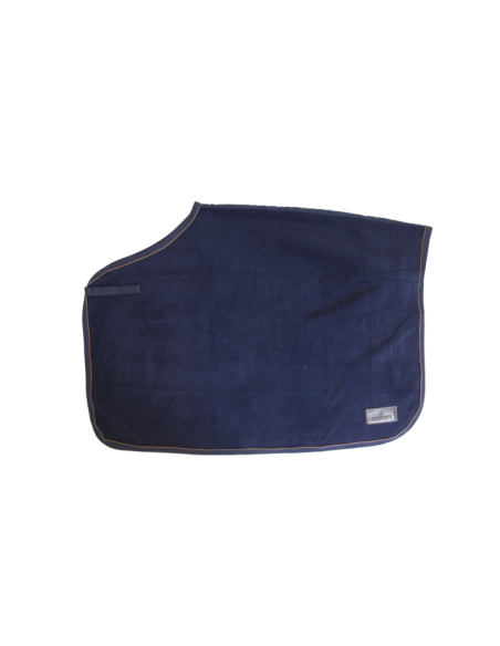 Couvre-reins Kentucky Carré Heavy Fleece  marine